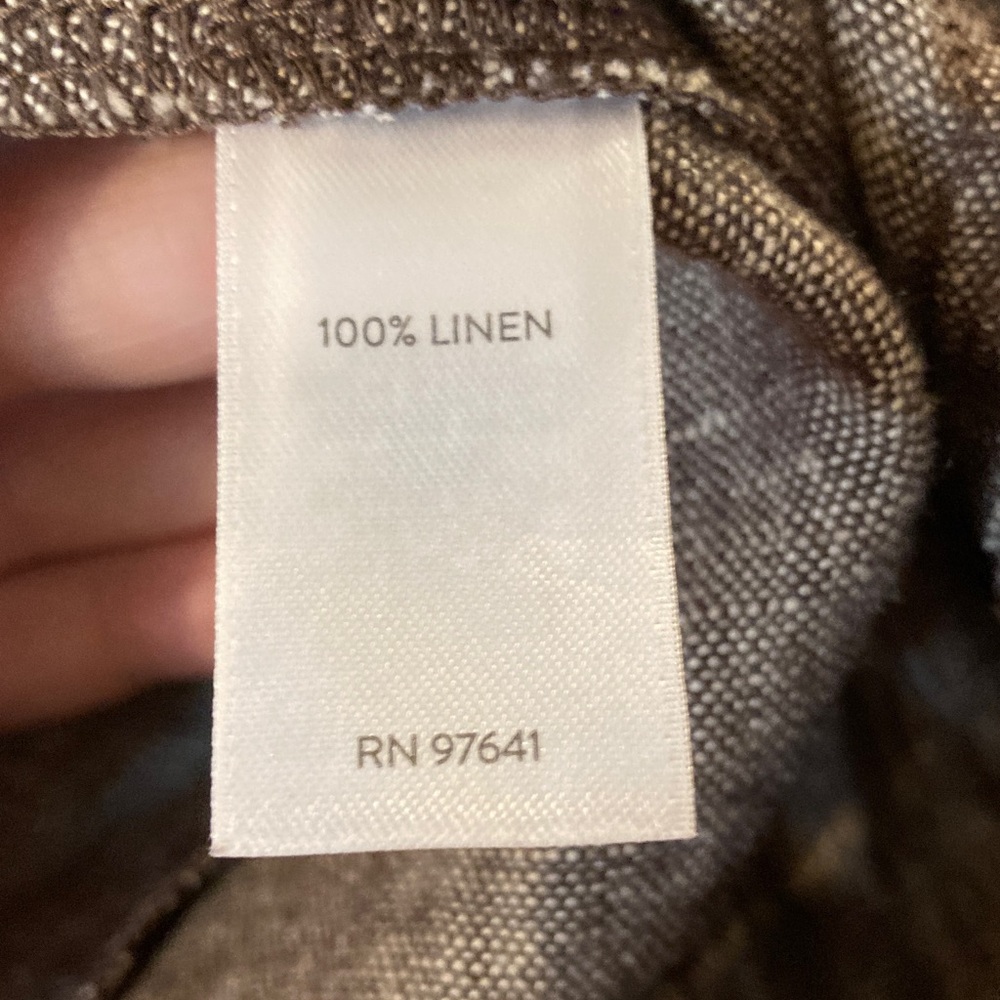 Pure Jill linen Wide-Leg Pants NWT 4X - Picture 7 of 8